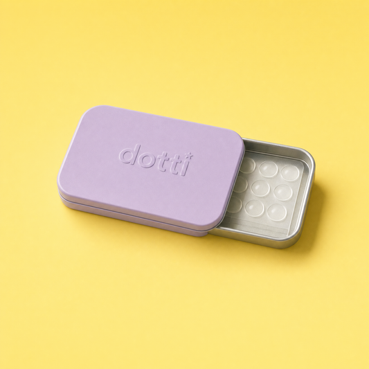 dotti Invisible Tin - daytime clear patches